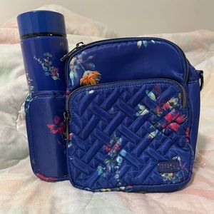 Lug can can and chuggie 16oz bundle in bouquet blue NWT